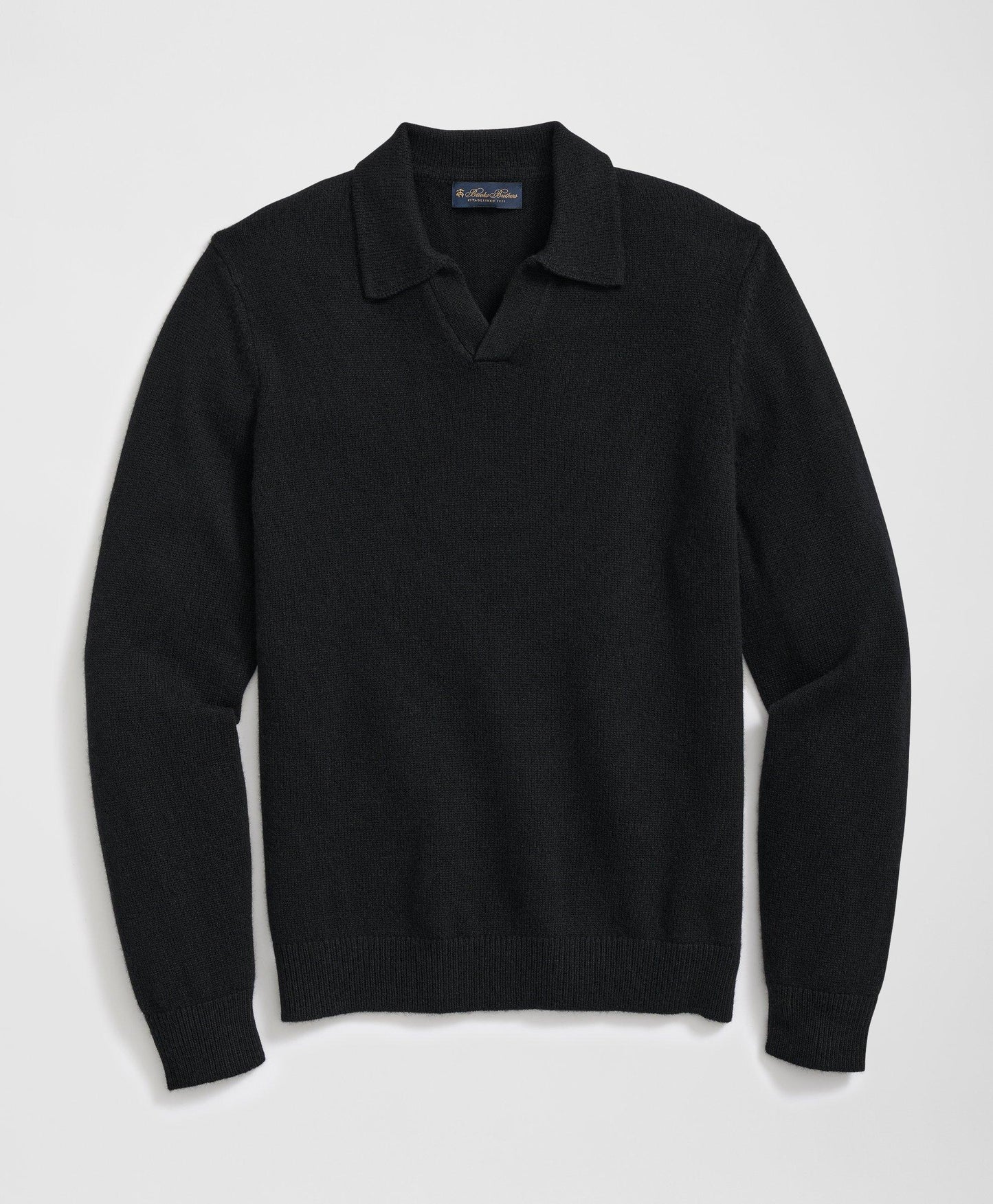 3-Ply Cashmere Jonny Collar Polo Sweater