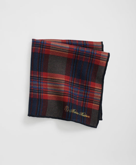 Wool Tartan Pocket Square