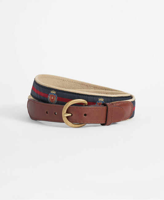 Ribbon Overlay Crest Belt