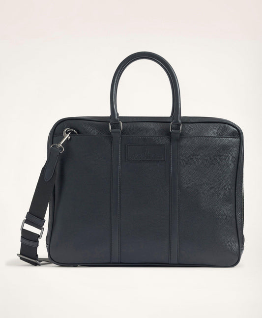 Pebbled Leather Briefcase