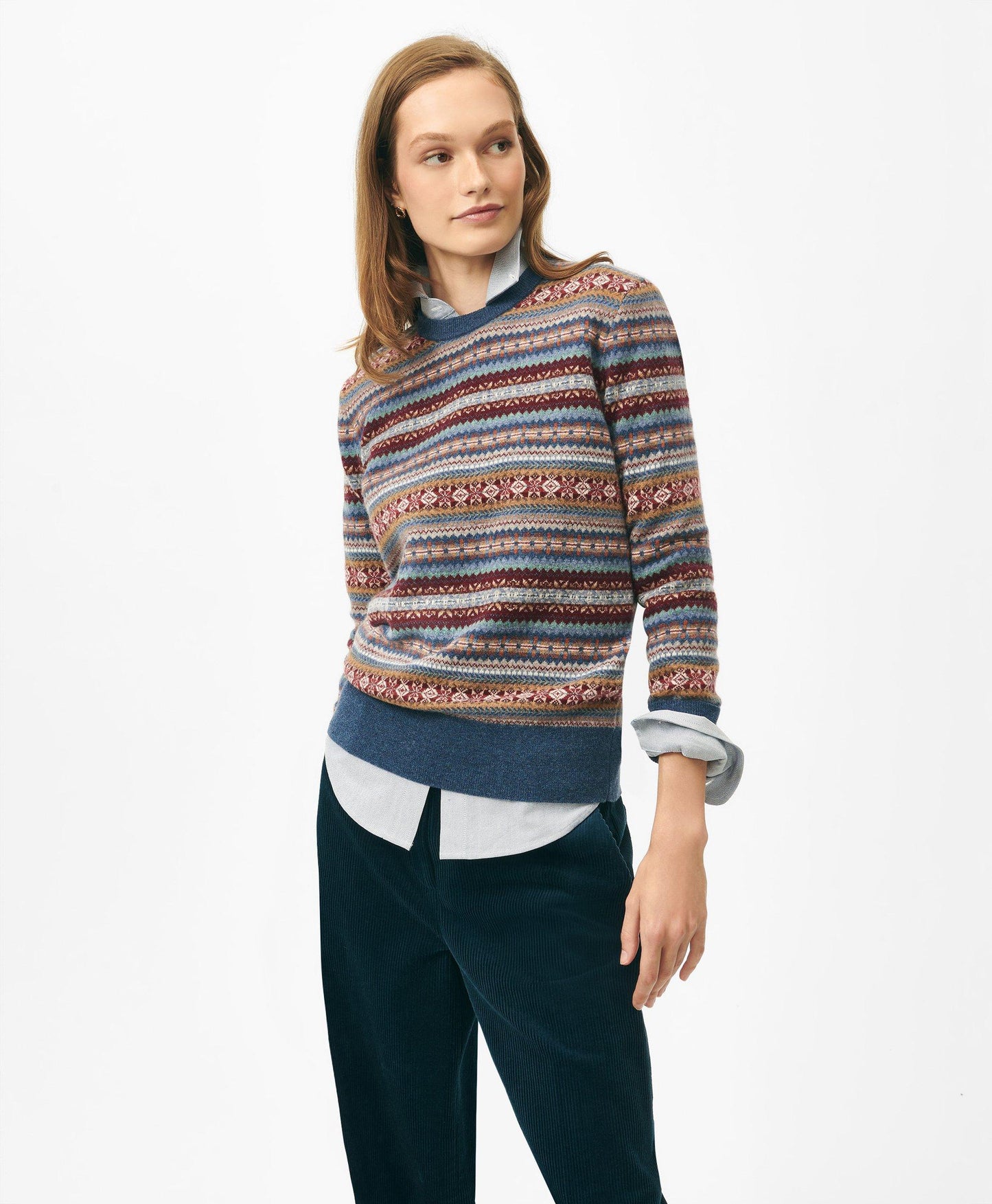 Fair Isle Sweater in Merino Wool