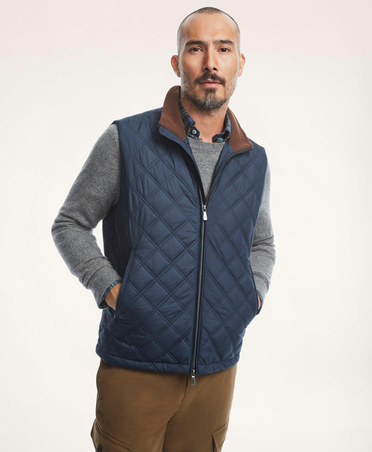 Big & Tall Paddock Diamond Quilted Vest