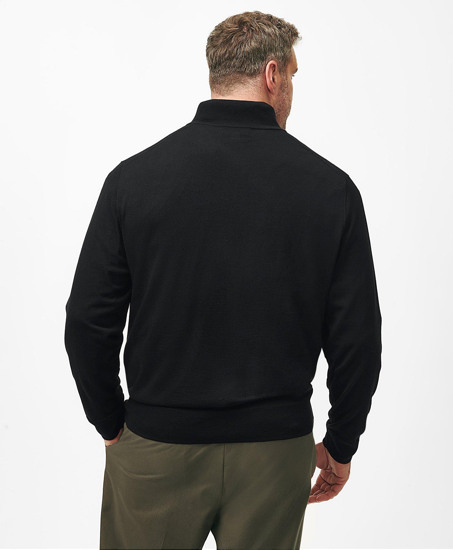 Big & Tall Ultimate Merino Wool Half-Zip Sweater