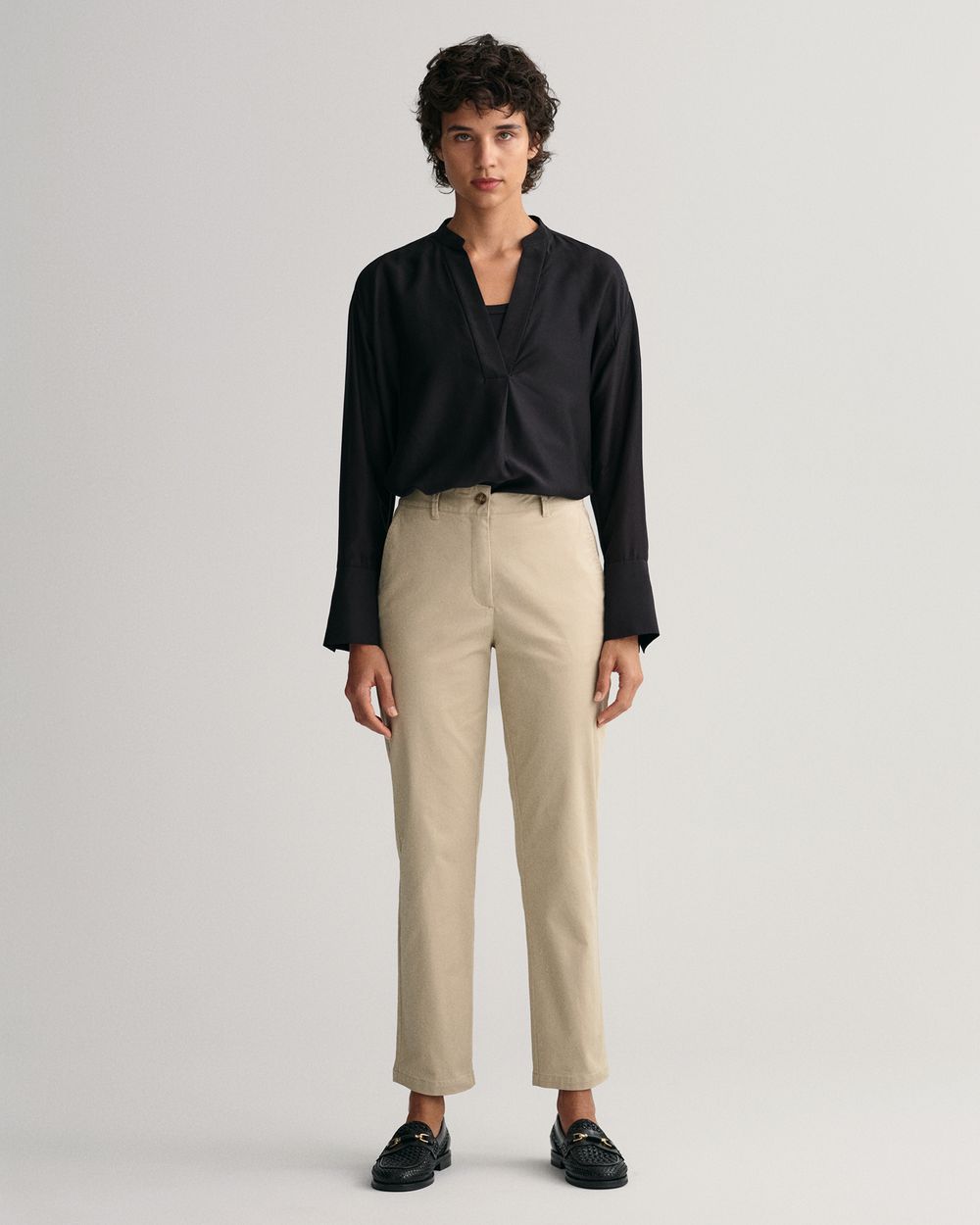 Women's Slim Fit Chinos - DRY SAND