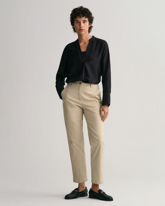 Women's Slim Fit Chinos - DRY SAND